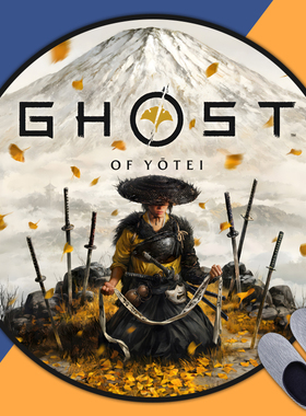 羊蹄山之魂游戏周边地毯房间卧室床边毯电脑电竞椅超大圆形地垫