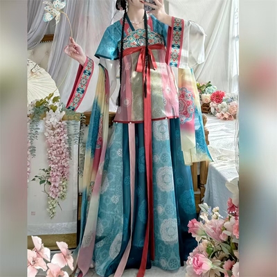 墨晨烟雨长乐焉半壁齐胸裙