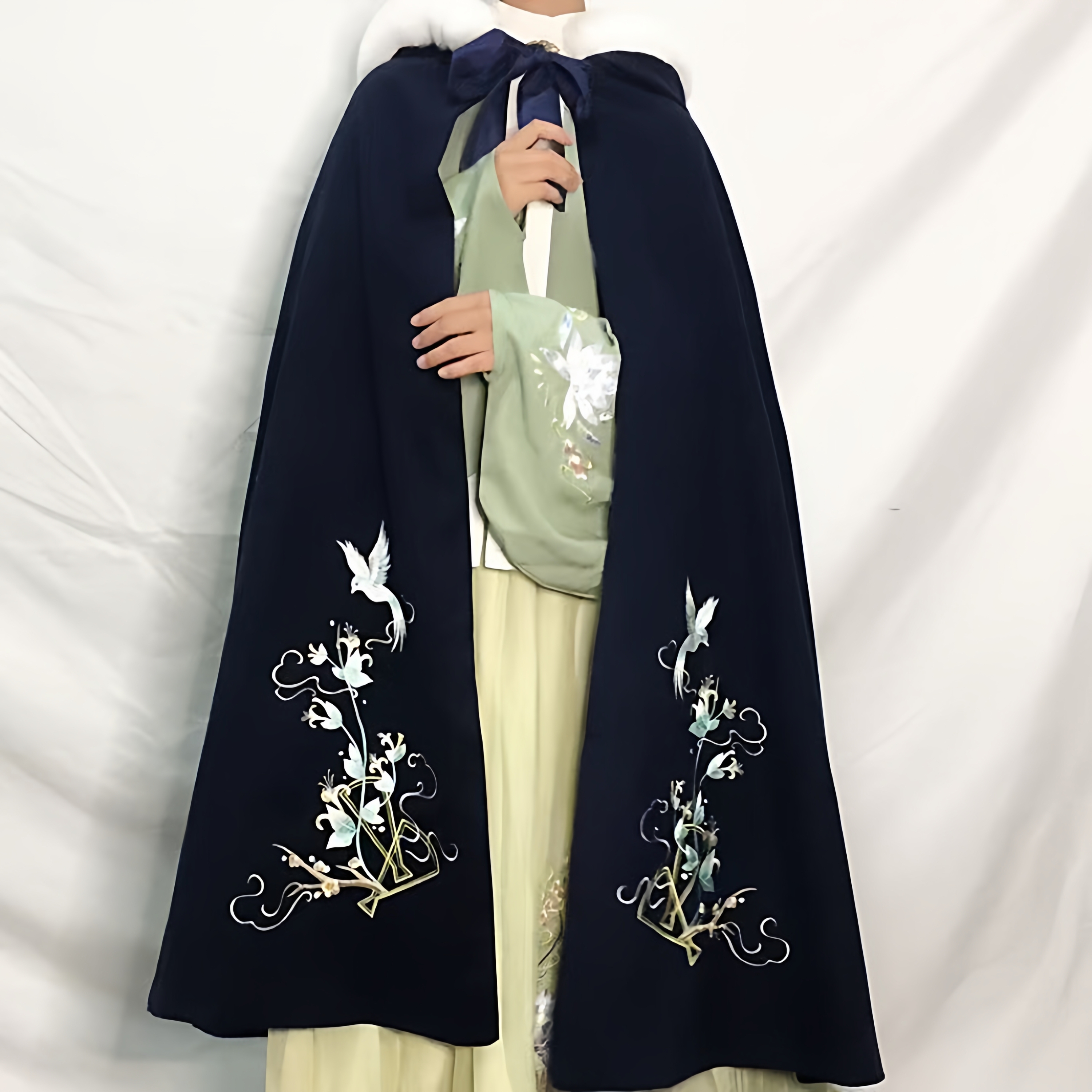 墨晨烟雨斗篷清仓处理双色