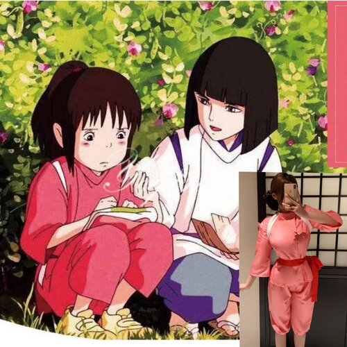 万圣节动漫cos服千与千寻和服装