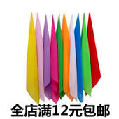 纯色方巾舞蹈手绢正方形考级雪纺纱巾胶州秧歌丝巾广场舞跳舞手帕