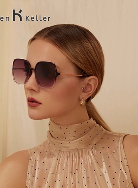 海伦凯勒新款优雅蝶形墨镜女韩版潮开车偏光太阳镜女防紫外线8929