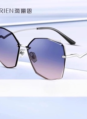 海俪恩太阳镜女夏季新款高级感ins韩版潮时尚2023个性墨镜N6708