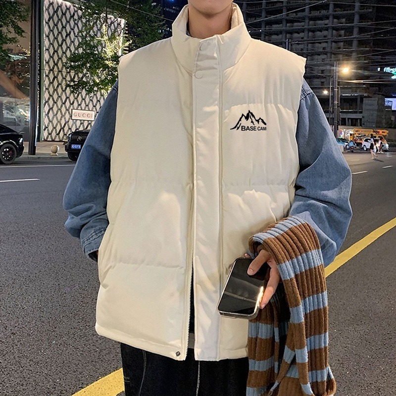 休闲棉马甲男生秋冬季立