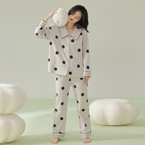 睡衣女女纯棉高端全棉家居服