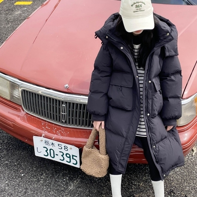 长款加厚男女童羽绒服