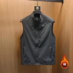 秋季新款男士潮牌高级轻奢气质立领马甲上衣时尚休闲商务百搭简约