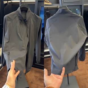 休闲拼接款 时尚 简约百搭潮流帅气立领夹克外套高品质 男士 早秋新款