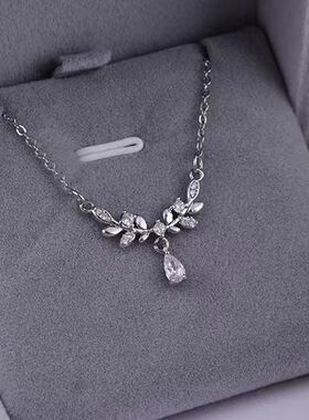 520情人节七夕礼物纯银锁骨链女