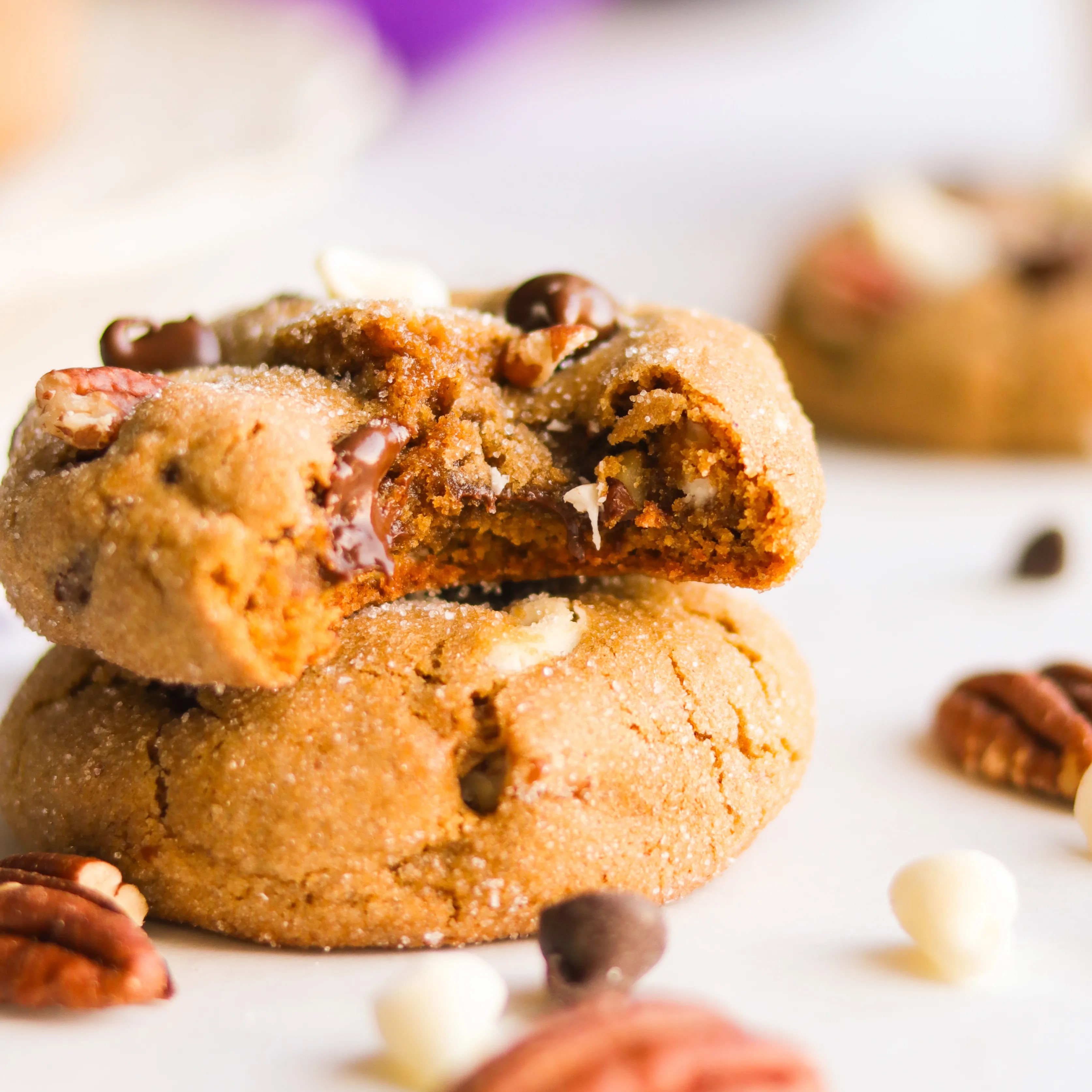 苏米兰纽约美式软曲奇 巧克力坚果肉桂姜饼干 手工现烤甜品配咖啡