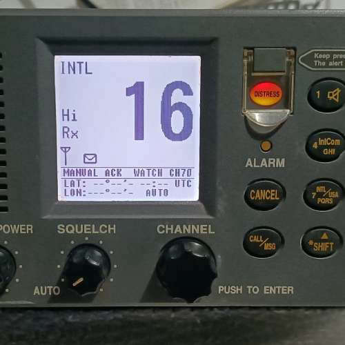 （维修议价）FM-8800S VHF/DSC ，含话筒，功能正常无维修