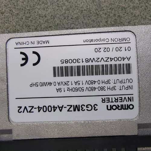 （维修议价）98新变频器，3G3MZ-A4004-ZV2 ，0.4