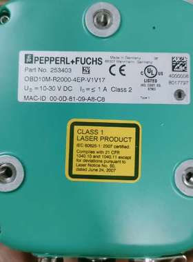 （维修议价）倍加福OBD10M-R2000-4EP-V1V17激光雷达9