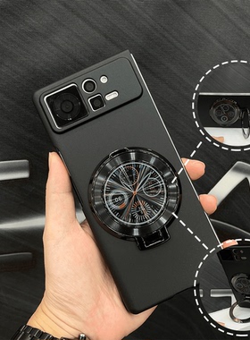 适用小米mixfold2手机壳金属漆折叠磁吸折叠支架壳XFold2折叠屏男士全包防摔商务简约女款小众不撞款手机套