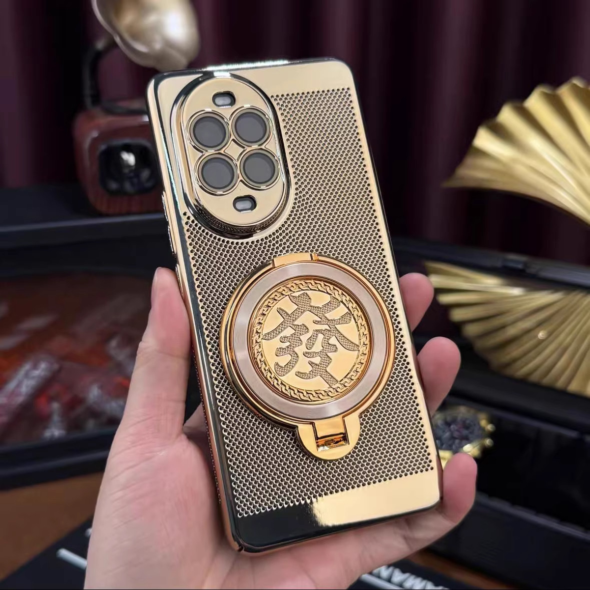 适用华为nova14Pro外壳电镀网格