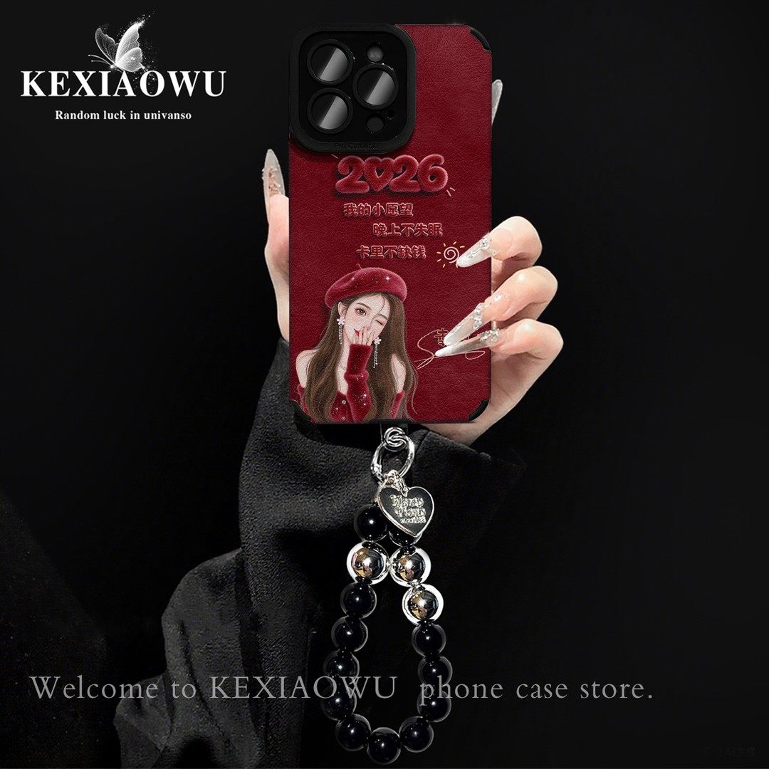 我的小愿望适用苹果oppo华为荣耀vivo小米手机壳17promax新款2026网红爆款保护套pura80新品红色高级感女外壳