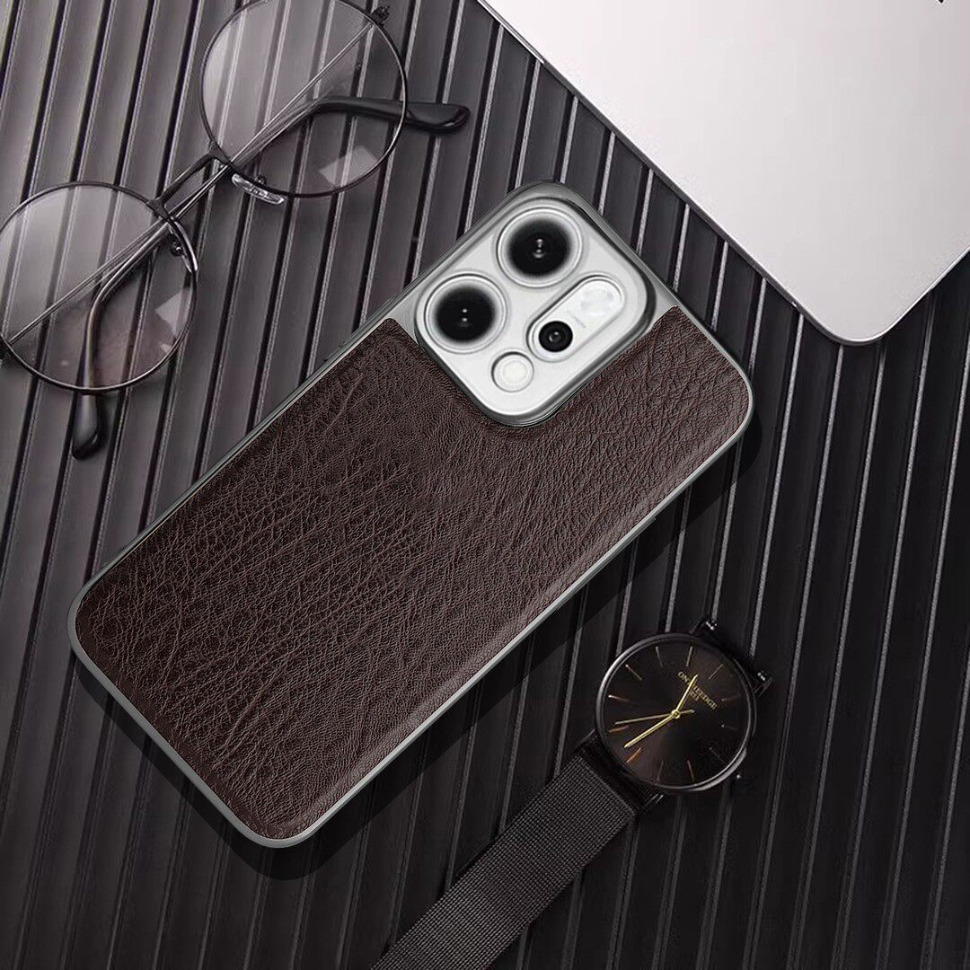 树纹皮套适用OPPOFindX9手机壳reno15pro高端超薄全包防摔保护套Reno14新年高级感小众外壳X8Pro男士商务机壳