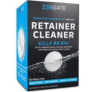 美国代购Retainer Cleaner Tablets Quick 3Minute Clean