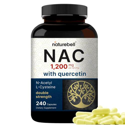 NAC Supplement 1200mg Per Serving 240 Capsules N-Acetyl Cyst