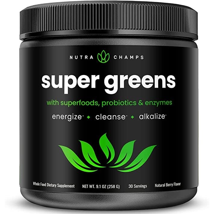 美国代购Super Greens Powder Premium Superfood - 20+ Organic - 实物图