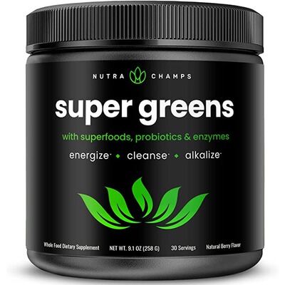 美国代购Super Greens Powder Premium Superfood - 20+ Organic