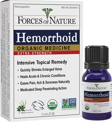 Forces of Nature Natural Organic, Hemorrhoid Extr