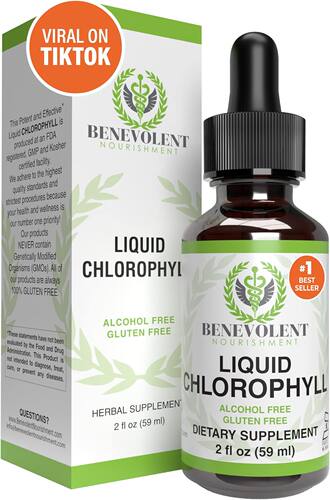 美国代购Chlorophyll Liquid Drops – Energy Boost Immune Syst
