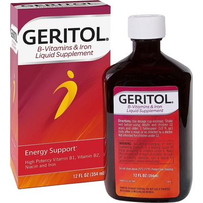美国代购Geritol, Liquid Vitamin and Iron Supplement, Energya