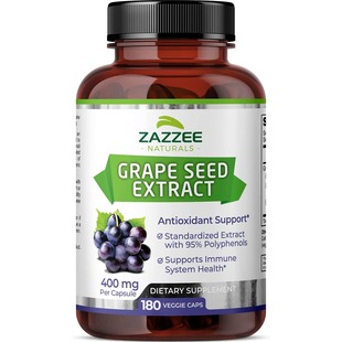 美国代购Zazzee Grape Seed Extract 20000mg Strength