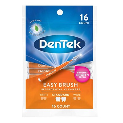 美国代购DenTek Easy Brush Interdental Cleaners Mint