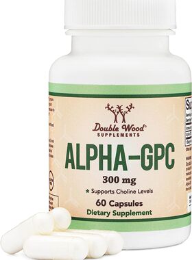 美国代购Alpha GPC Choline Capsules 60Count 600mg