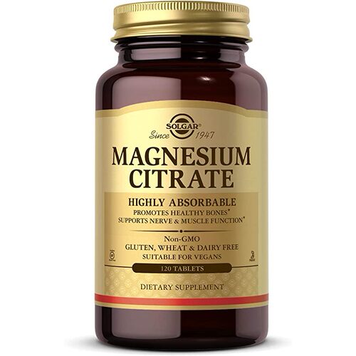 美国代购Solgar Magnesium Citrate120 Promotes