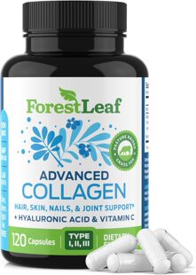 美国代购ForestLeaf Multi Collagen Pills with Hyaluronic Acid