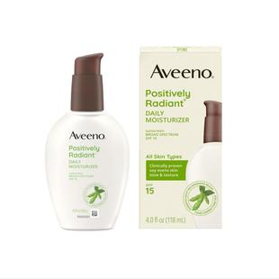 Radiant Positively Daily Face 美国代购 Moisturizer Aveeno
