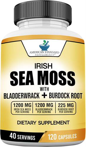 美国代购American Standard Supplements Organic Sea Moss 2625m