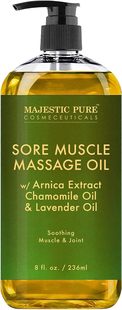 Arnica Sore for MAJESTIC Bod Oil PURE Massage 美国代购 Muscle