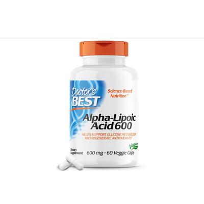 Doctor's Best Alpha-Lipoic Acid 600 Supports Antioa