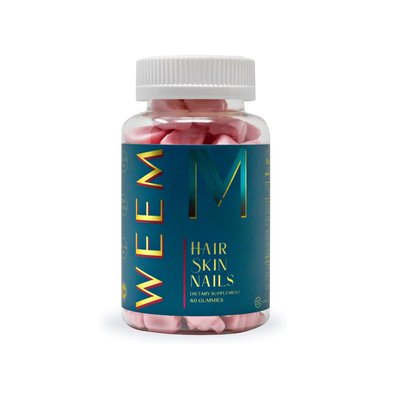 美国代购WEEM Hair Skin and Nails Gummies - Vegan biotin Vita