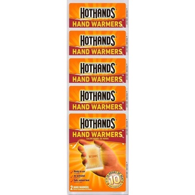 HotHands Hand Warmers, 10 count (5 pack with 2 warmers per p