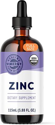 美国代购Vimergy Organic Liquid Zinc, 57 Servings – Alcohol