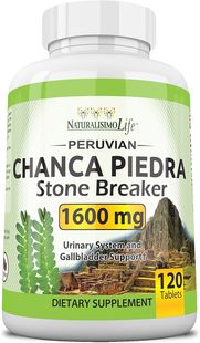 美国代购NaturalisimoLife Chanca Piedra 1600 mg - 120 Tablets