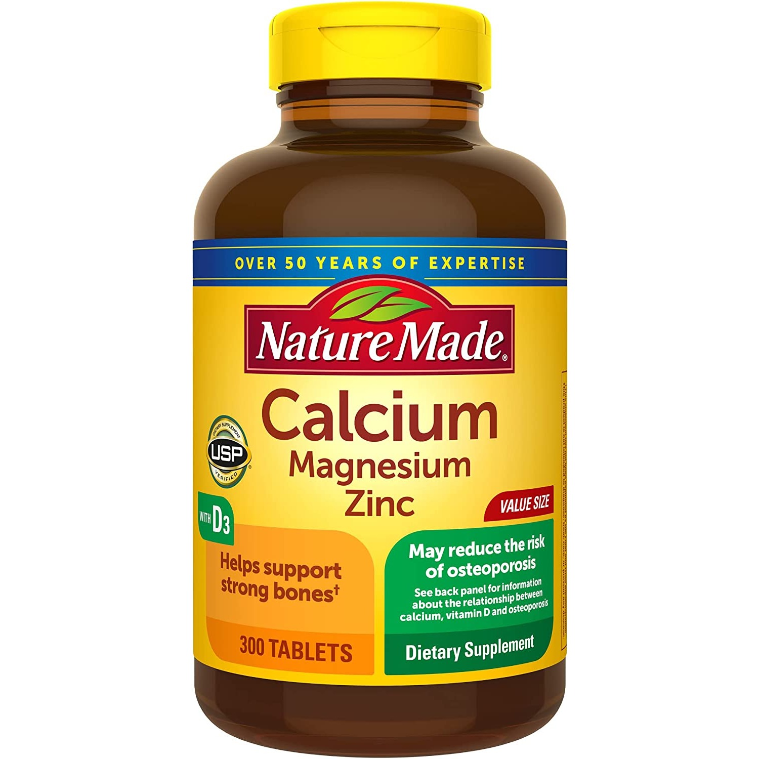 美国代购Nature Made Calcium Magnesium Zinc VitaminD3