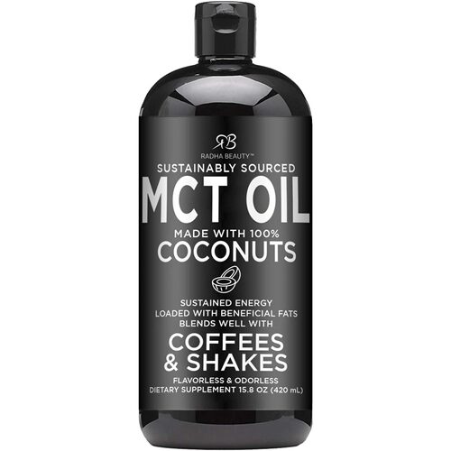 美国代购Radha Beauty Premium MCT Oil Made NonGMO