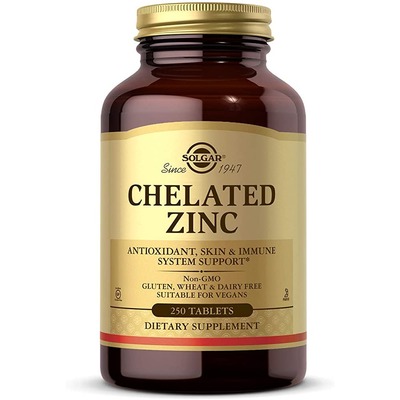 美国代购Solgar Chelated Zinc250 Tablets Healthy