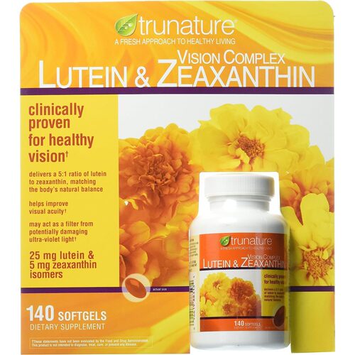 美国代购Trunature Vision Softgels Complex Lutein and Zeaxant