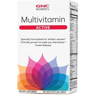 Multivitamin 美国代购 Active Womens Supports GNC