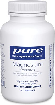 美国代购Pure Encapsulations Magnesium (Citrate) - Supplement