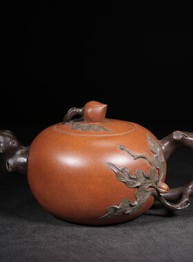 紫砂壶正品宜兴紫砂壶寿桃壶底款蒋蓉纯手工制作原矿段泥茶壶茶具