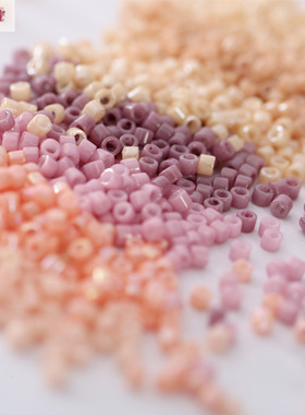 御幸DB古董米珠204/207/205/206/208/210/265不透明米粉紫色串珠