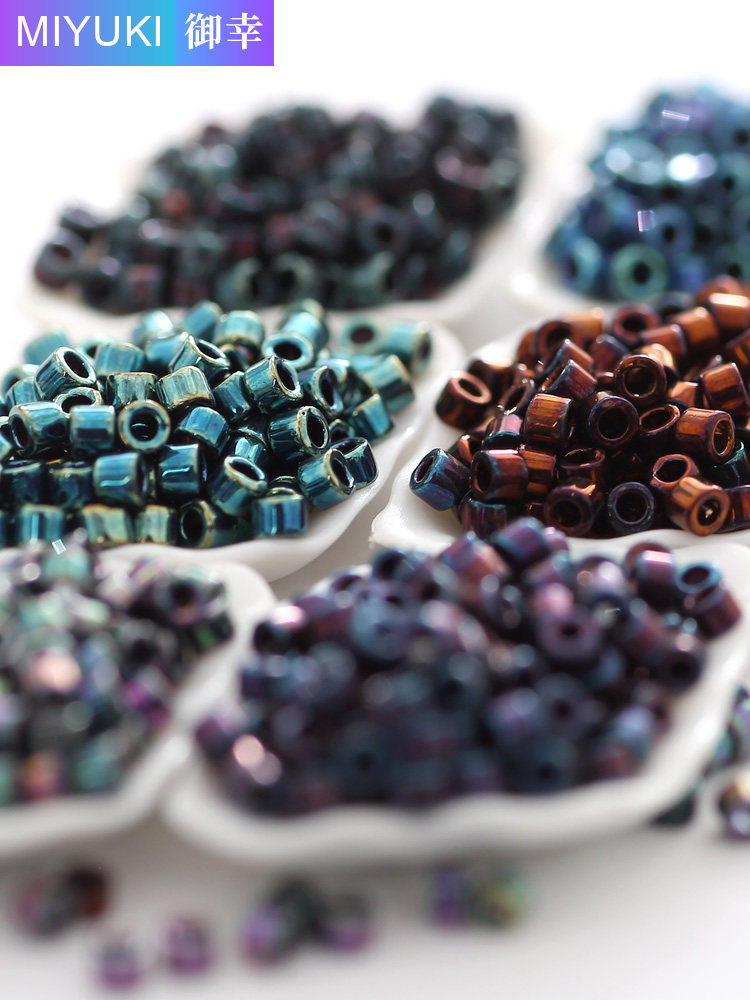 日本古董米珠御幸金属彩DIY手工